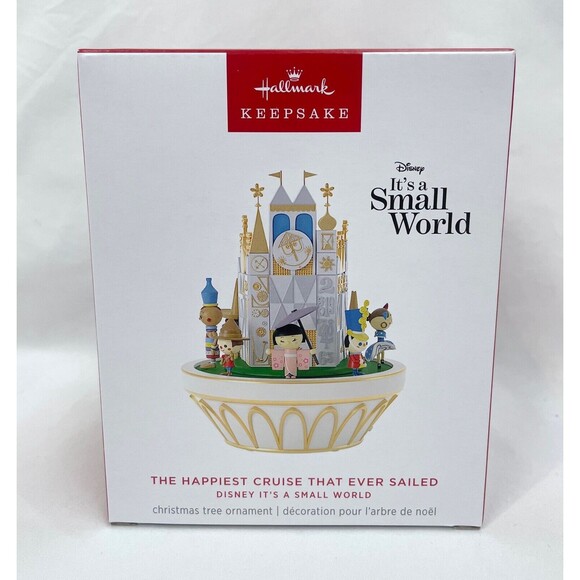 Hallmark Ornament 2024 Disney Happiest Cruise That Ever Sailed Small World